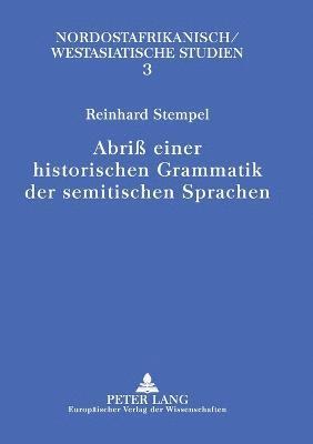 bokomslag Abriß Einer Historischen Grammatik Der Semitischen Sprachen