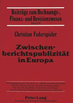 Zwischenberichtspublizitaet in Europa 1