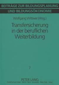 bokomslag Transfersicherung in Der Beruflichen Weiterbildung