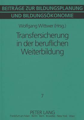 Transfersicherung in Der Beruflichen Weiterbildung 1