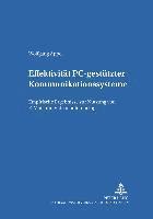 bokomslag Effektivitaet Pc-Gestuetzter Kommunikationssysteme