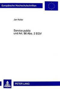 bokomslag Service Public Und Art. 86 Abs. 2 Egv
