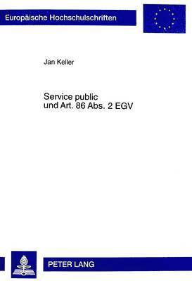 Service Public Und Art. 86 Abs. 2 Egv 1