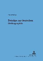 bokomslag Beitraege Zur Deutschen Orthographie