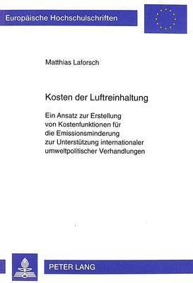 Kosten Der Luftreinhaltung