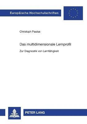 Christoph Paulus - multidimensionale Lernprofil, Häftad