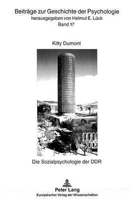 Kitty Dumont, Helmut E Lück - Sozialpsychologie der DDR, Häftad