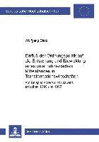 Einfluß Der Ordnungspolitik Auf Die Entstehung Und Entwicklung Eines Unternehmerischen Mittelstandes in Transformationswirtschaften