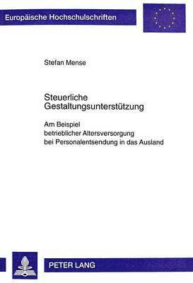 bokomslag Steuerliche Gestaltungsunterstuetzung