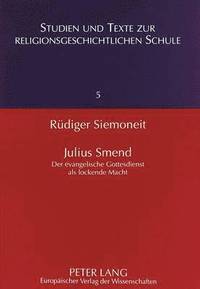 bokomslag Julius Smend