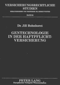 bokomslag Gentechnologie in Der Haftpflichtversicherung