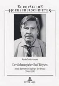 bokomslag Der Schauspieler Rolf Boysen