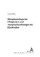 bokomslag Metaphonologische Faehigkeiten Und Aussprachestoerungen Im Kindesalter