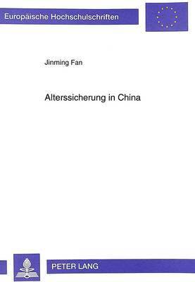 bokomslag Alterssicherung in China