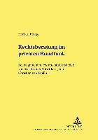 bokomslag Rechtsberatung Im Privaten Rundfunk