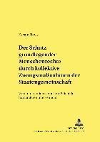 bokomslag Der Schutz Grundlegender Menschenrechte Durch Kollektive Zwangsmassnahmen Der Staatengemeinschaft