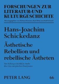 bokomslag Aesthetische Rebellion und rebellische Aestheten