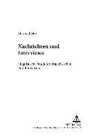 bokomslag Nachrichten Und Interviews