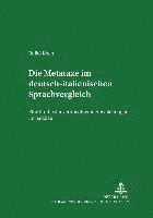 bokomslag Die Metataxe Im Deutsch-Italienischen Sprachvergleich