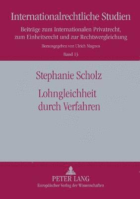 bokomslag Lohngleichheit durch Verfahren