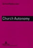 bokomslag Church Autonomy