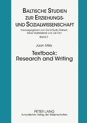 bokomslag Textbook: Research and Writing