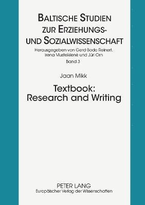 Textbook: Research and Writing