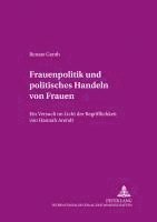 bokomslag Frauenpolitik Und Politisches Handeln Von Frauen