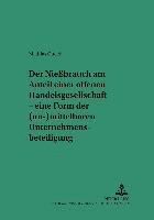 bokomslag Der Niebrauch Am Anteil Einer Offenen Handelsgesellschaft