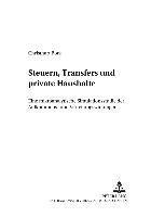 Steuern, Transfers Und Private Haushalte 1