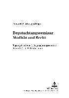 Begutachtungsseminar Medizin Und Recht 1