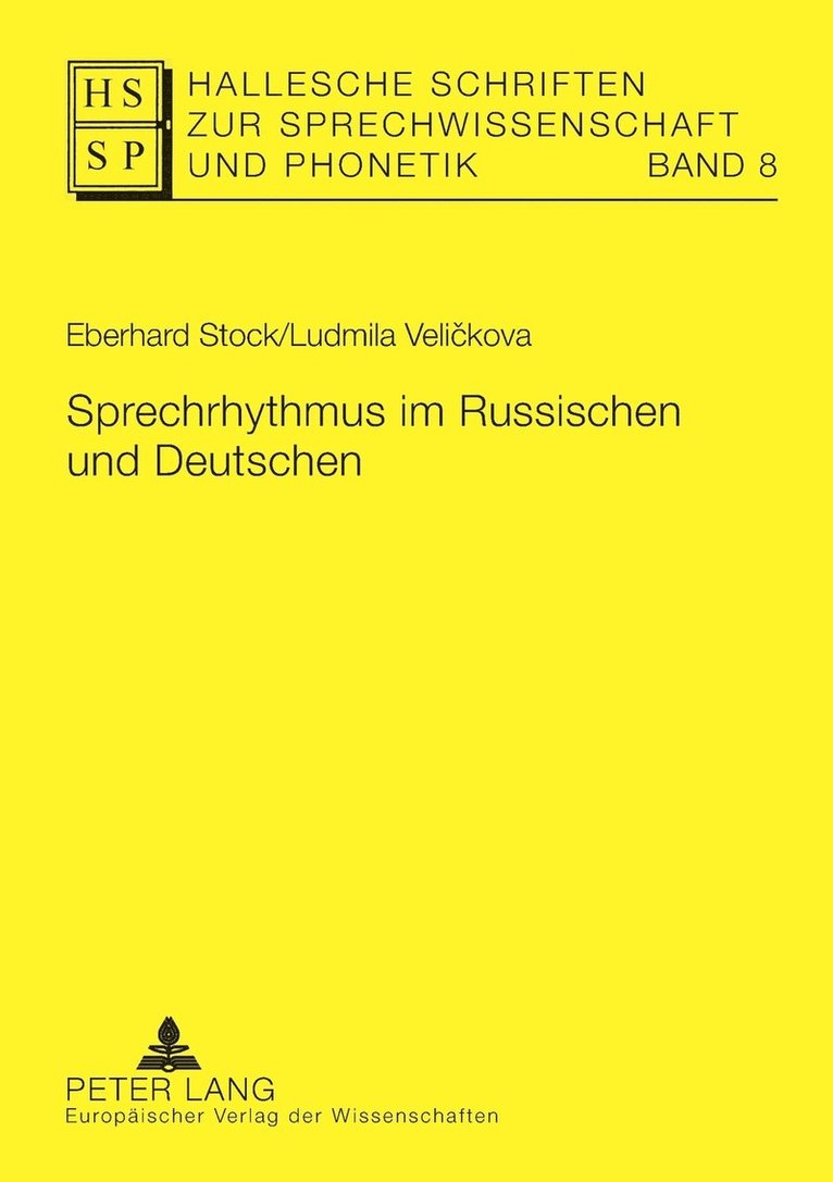 Sprechrhythmus im Russischen und Deutschen