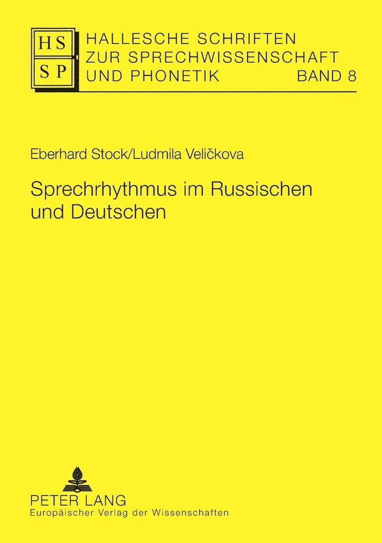 Sprechrhythmus im Russischen und Deutschen 1