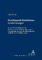 bokomslag Interlinguale Interferenzerscheinungen