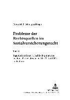 bokomslag Probleme Der Rechtsquellen Im Sozialversicherungsrecht- Teil III