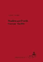 Joachim Trinkwitz, Heiko Uecker - Studien Zur Poetik Gunnar Ekeloefs, Häftad