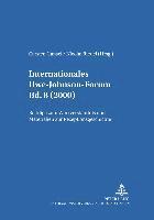 bokomslag Internationales Uwe-Johnson-Forum- Bd. 8 (2000)