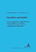 Stephan Haltmayer, Armin Aigner - Literalitaet Und Oralitaet, Häftad