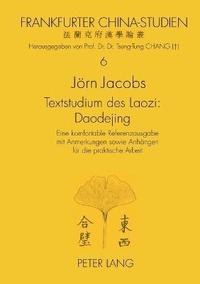 bokomslag Textstudium des Laozi