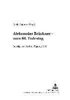 bokomslag Aleksander Brueckner - Zum 60. Todestag