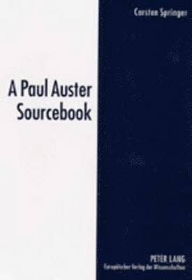bokomslag Paul Auster Sourcebook