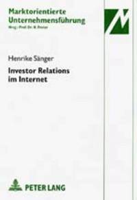 bokomslag Investor Relations Im Internet