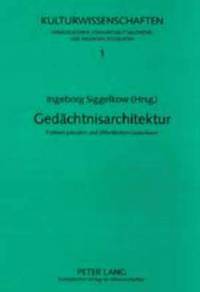bokomslag Gedaechtnisarchitektur