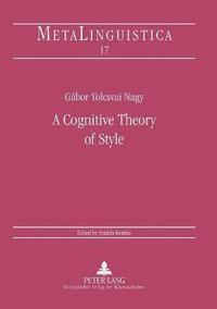 bokomslag Cognitive Theory of Style