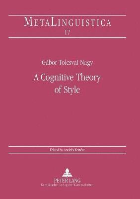 bokomslag A Cognitive Theory of Style