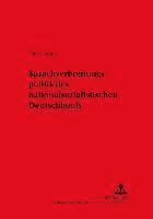 bokomslag Sprachverbreitungspolitik DES Nationalsozialistichen Deutsch
