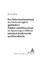 bokomslag Das Tatbestandsmerkmal Der Lueckenlosigkeit Qualitativer Selektivvertriebssysteme Im Spannungsverhaeltnis Zwischen Wettbewerbs- Und Kartellrecht