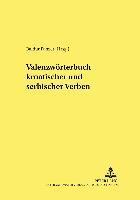 Baldur Panzer - Valenzwoerterbuch Kroatischer Und Serbischer Verben, Häftad
