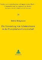 Bernd Borgmann, Bernd Von Hoffmann - Die Entsendung Von Arbeitnehmern in Der Europaeischen Gemeinschaft, Häftad