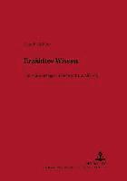 bokomslag Erzaehltes Wissen